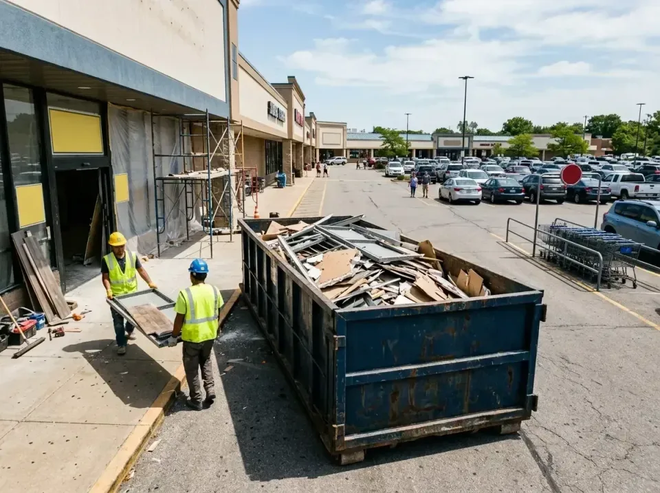 retail-store-renovation-debris-003 — frequently asked questions, Roll-off Dumpster Rentals in Niles, IL